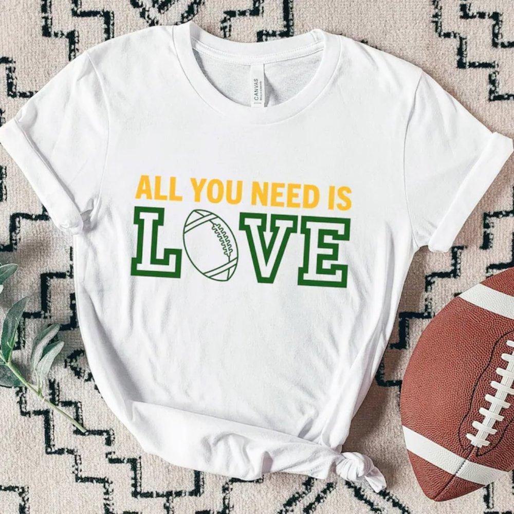 10 Love Packers Shirt, Packers Crew Neck, Green Bay Shirt, Packers Shirt